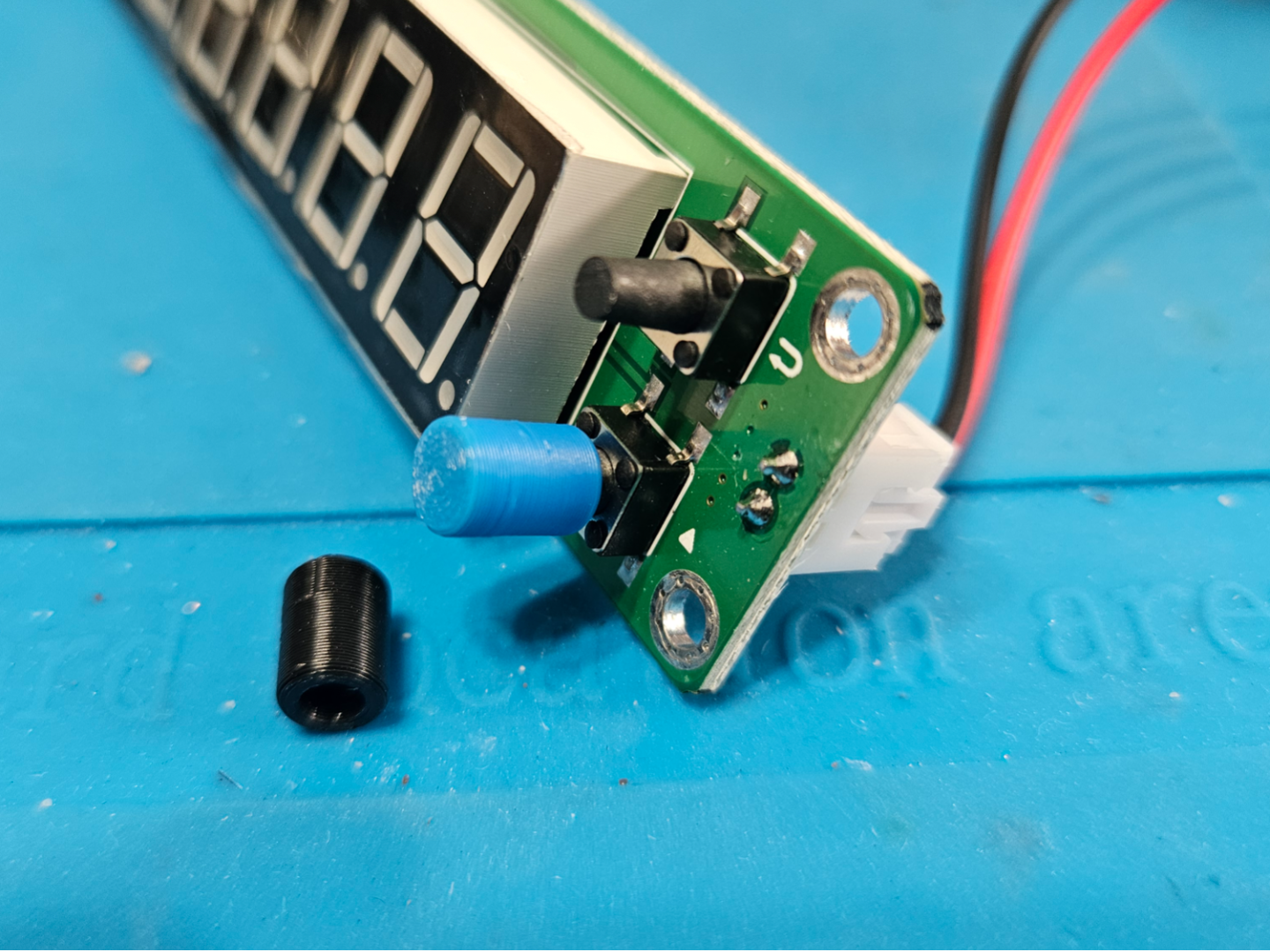 6x6mm switch button cap (8-LED frequency counter)