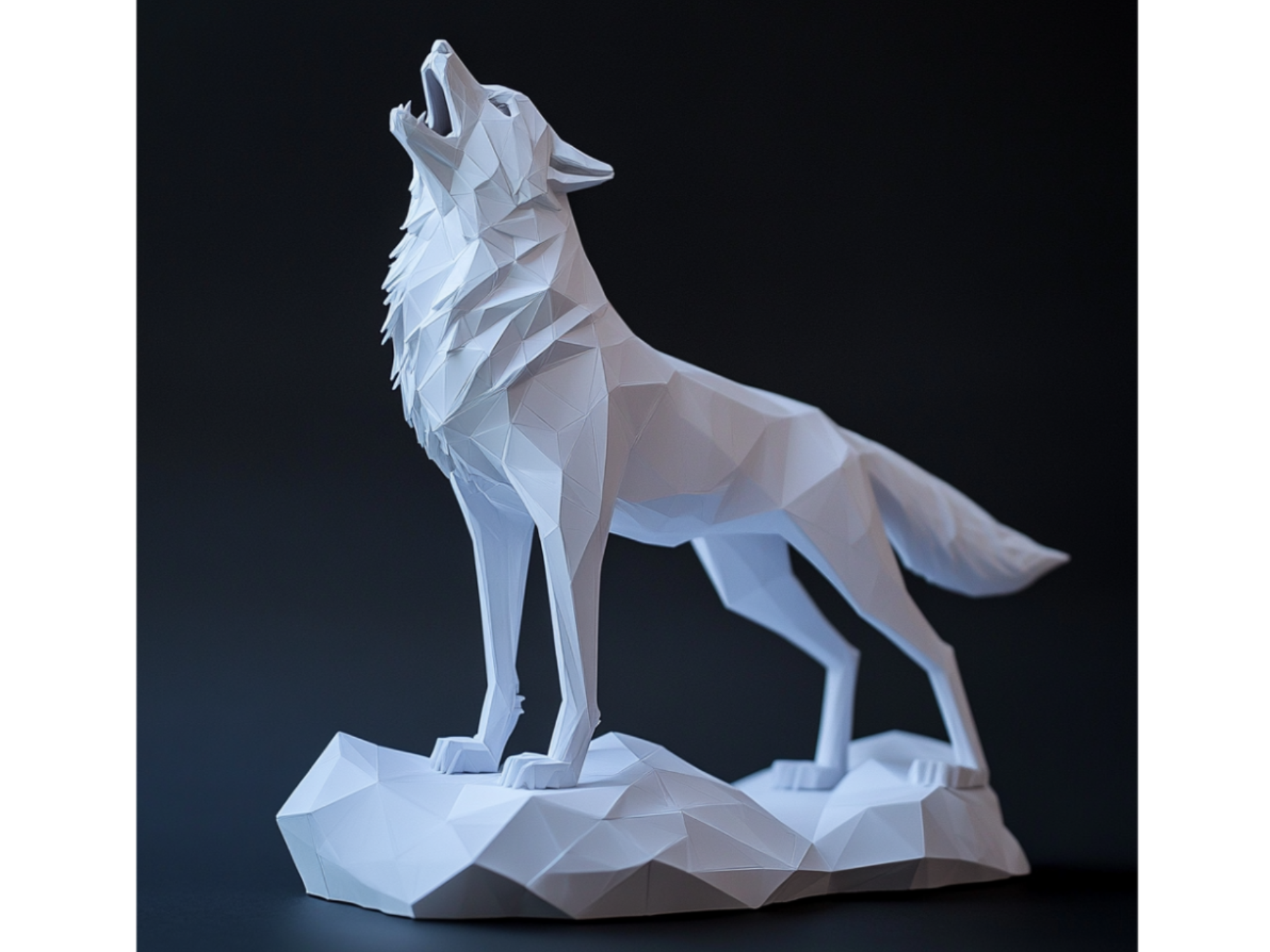 Wolf Statue