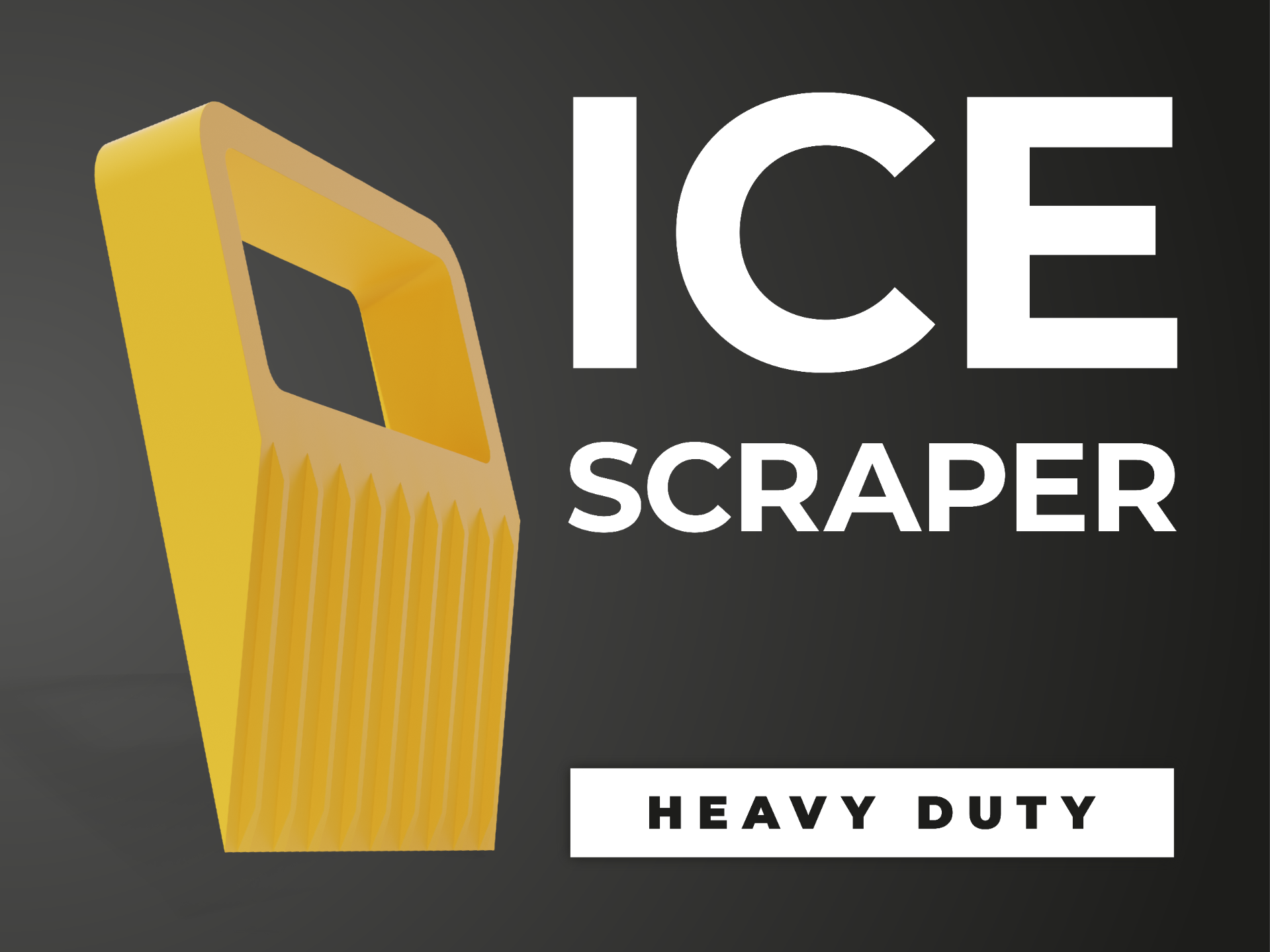 Heavy Duty Ice Scraper