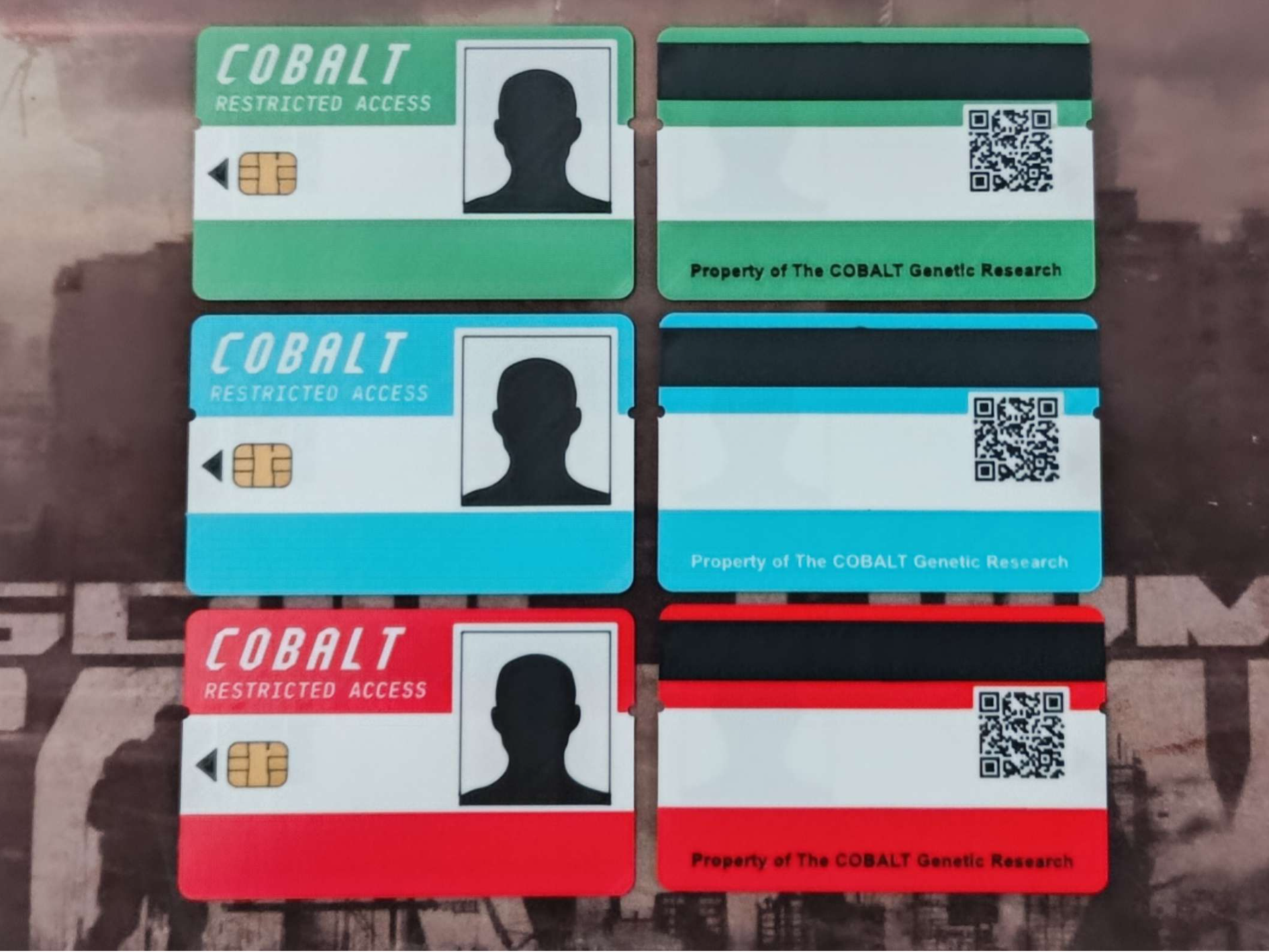 Rust keycards