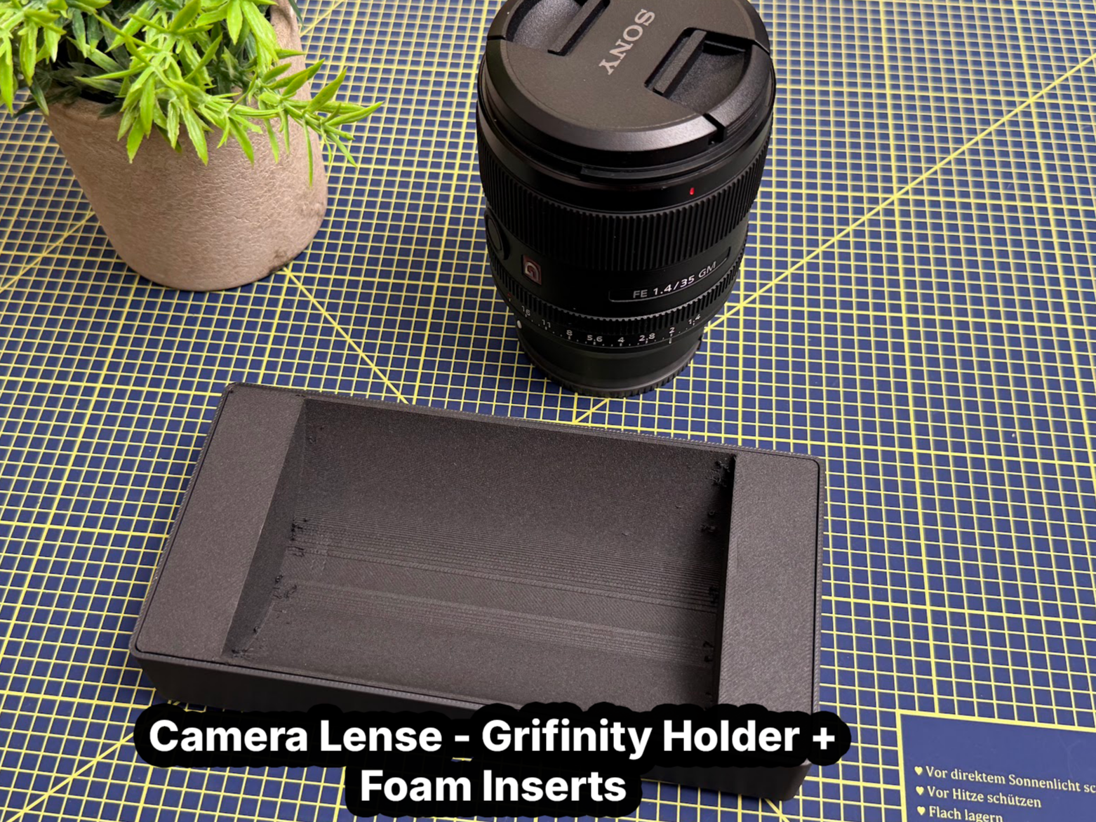 Sony GM - Gridfinity - Lense Holder