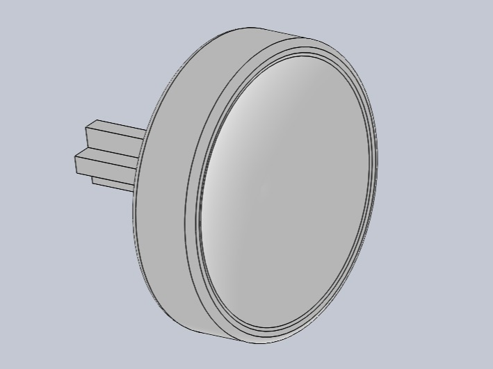 Cupped thumb stick for Razer Tartarus Pro