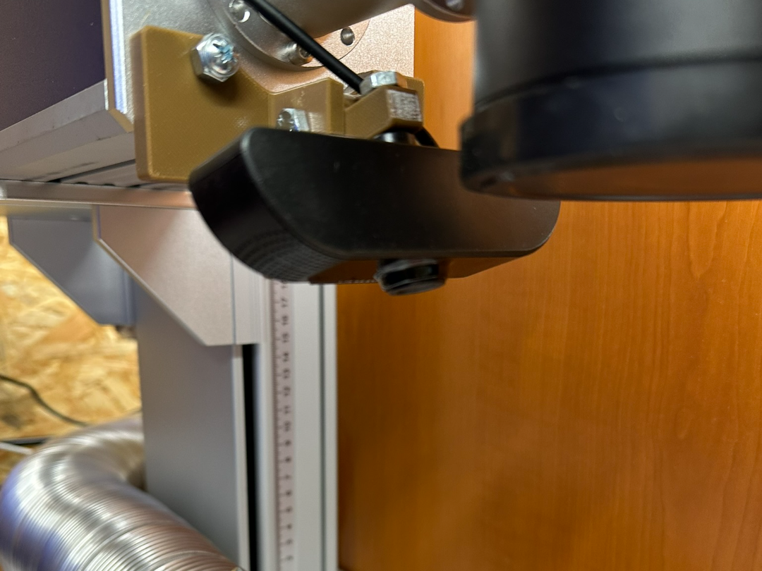 Fiber laser webcam holder