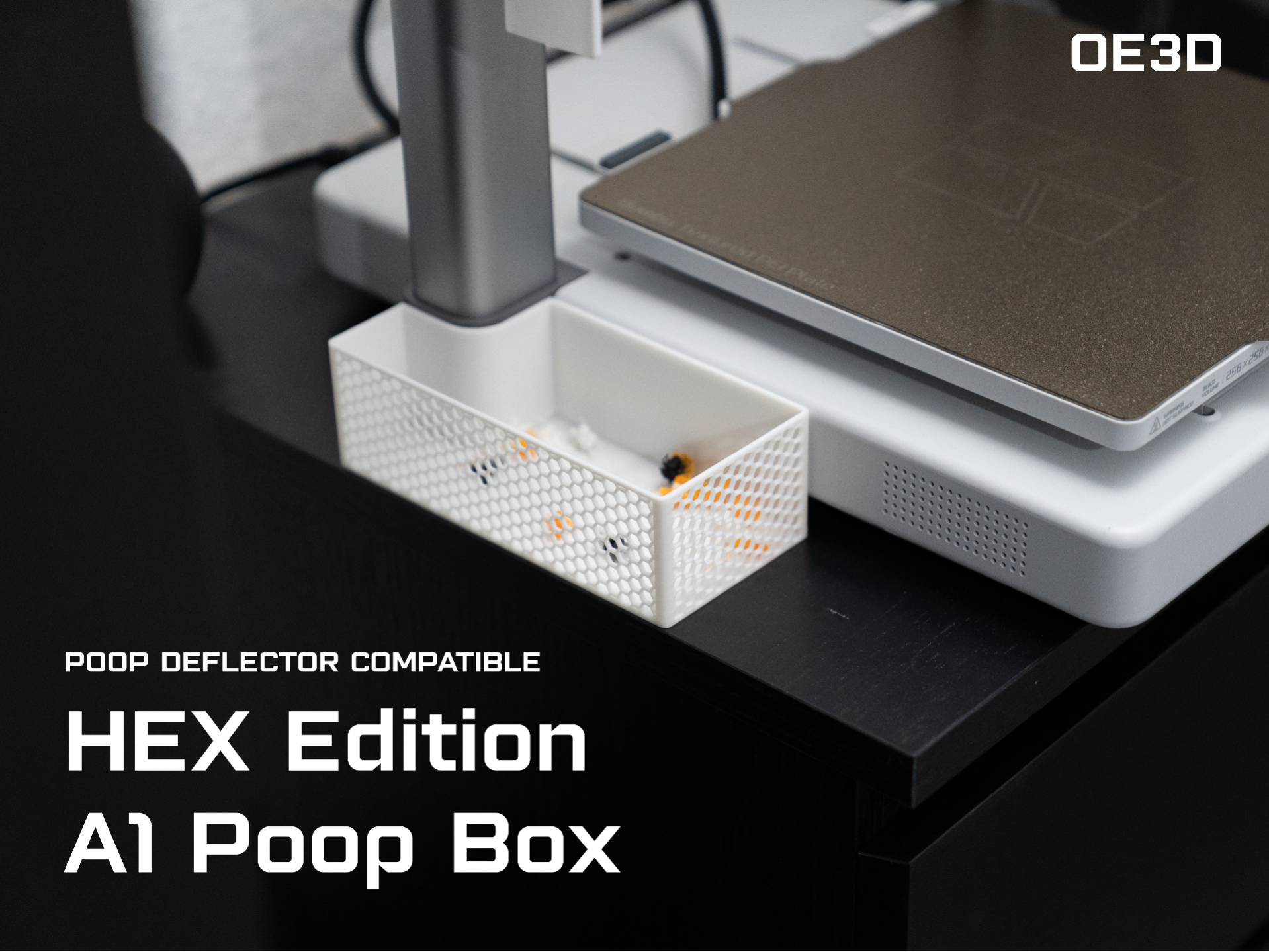 Hex Edition A1 Poop Bucket / Poop Box
