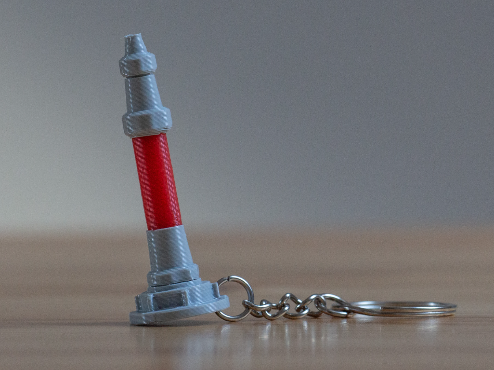 Firefighter classic nozzle keychain