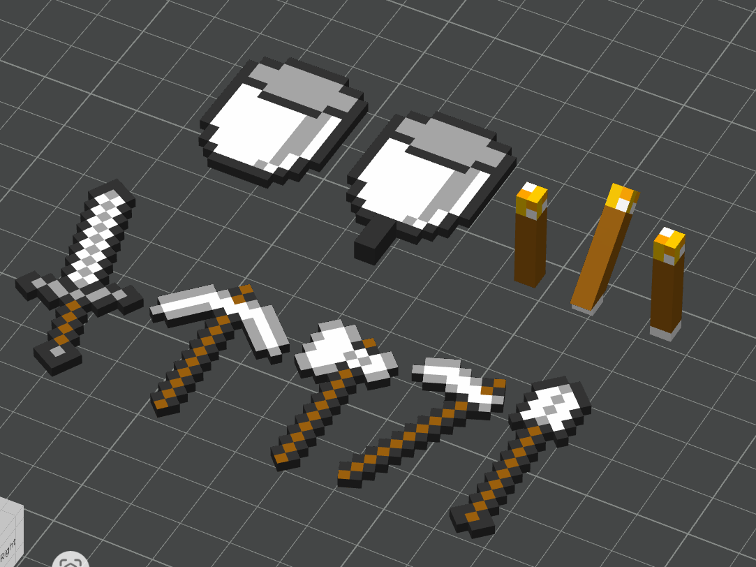 Customizable Minecraft Char Item Pack 1 By Jaebii