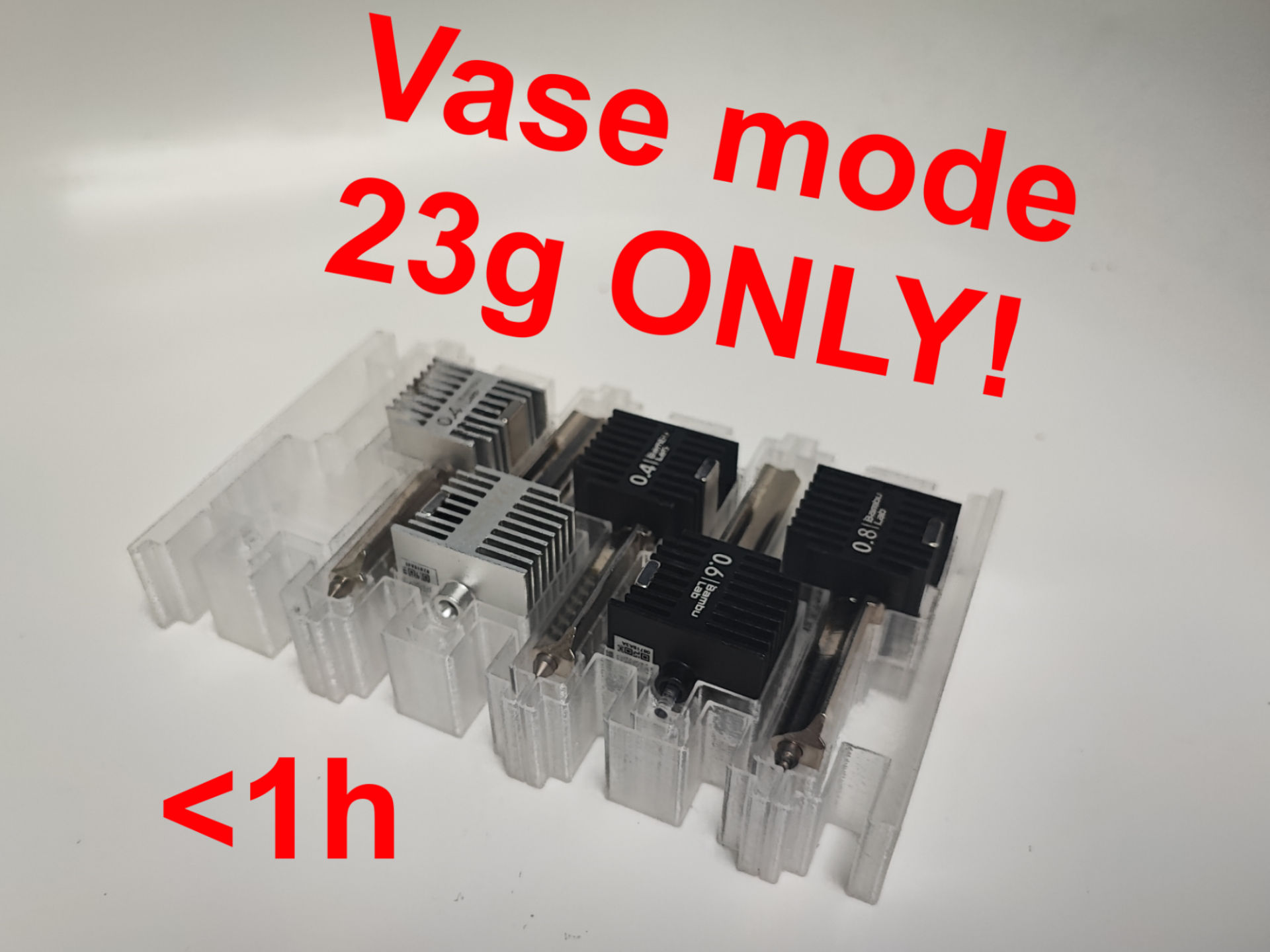 EFFICIENT A1 NOZZLE BOX in VASE MODE