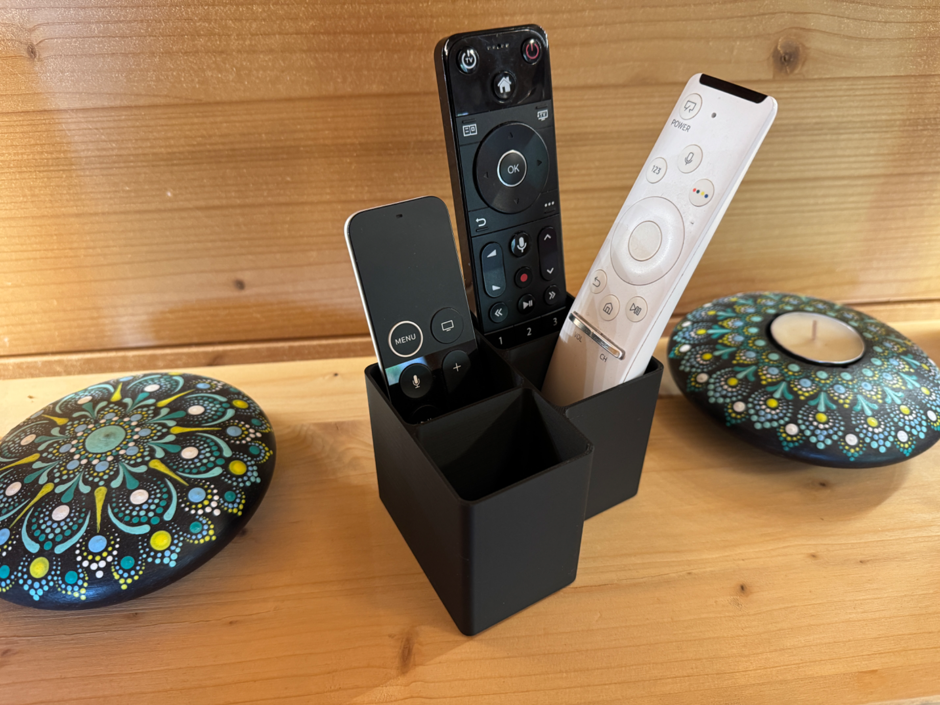 Holder for 4 remote controls