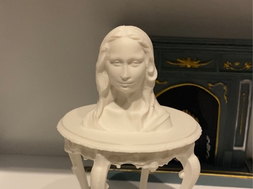 Miniature Mona Lisa Bust
