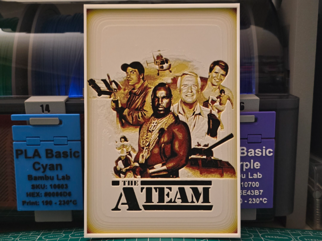 The A-Team Poster - Hueforge Art