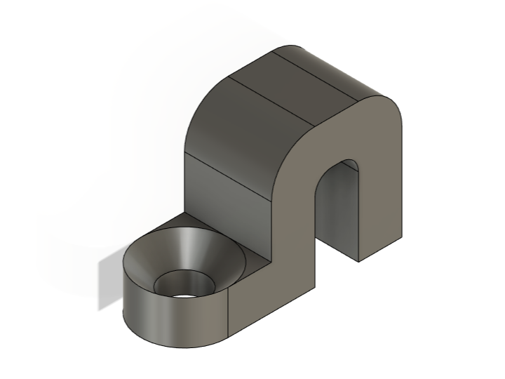 LED Light/Cable mounting bracket