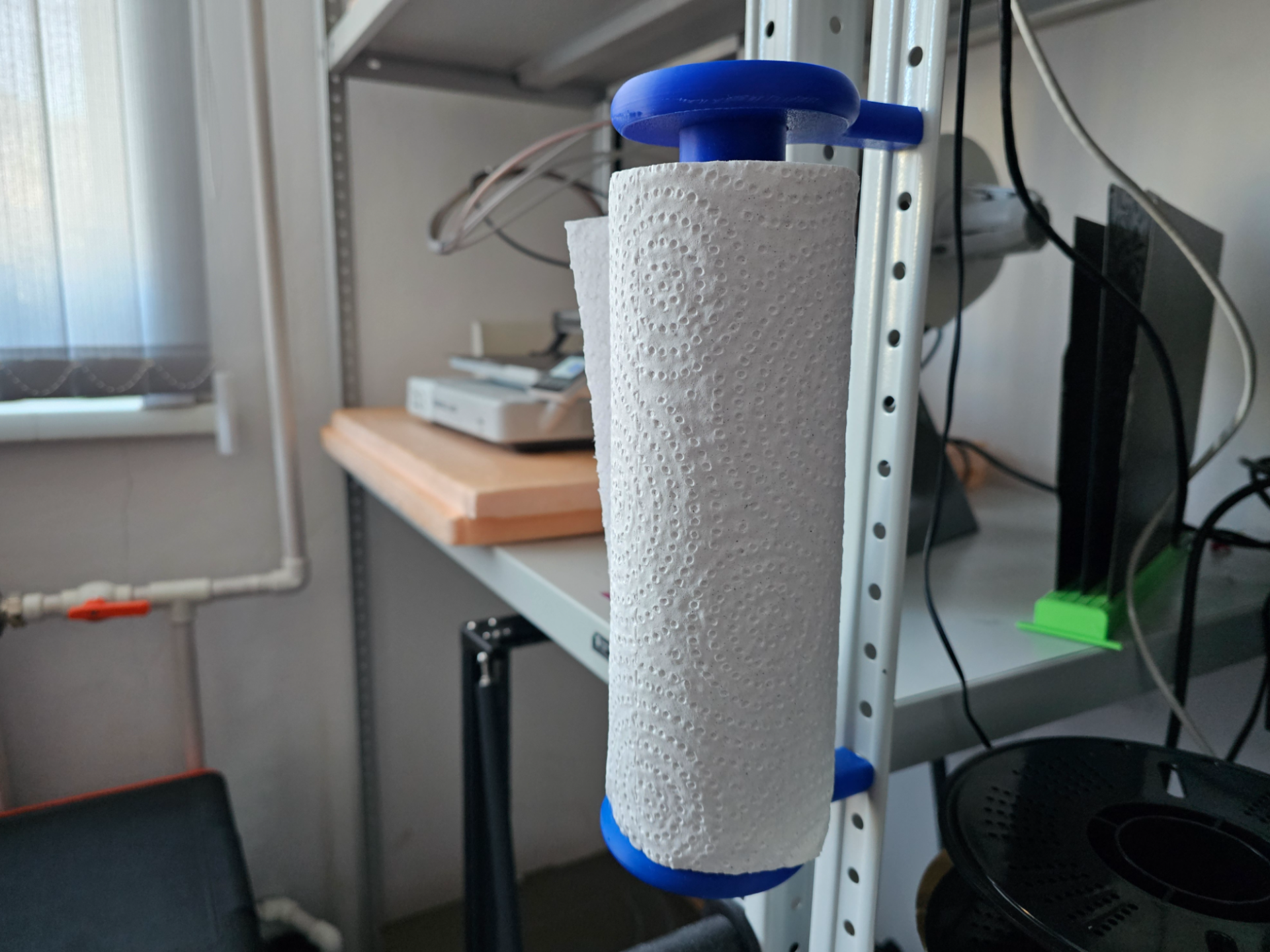 Paper Towel Holder for Rack or Wall Mount