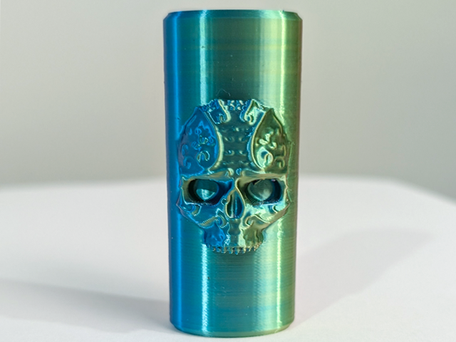 Ornate Skull Bic Lighter Sleeve