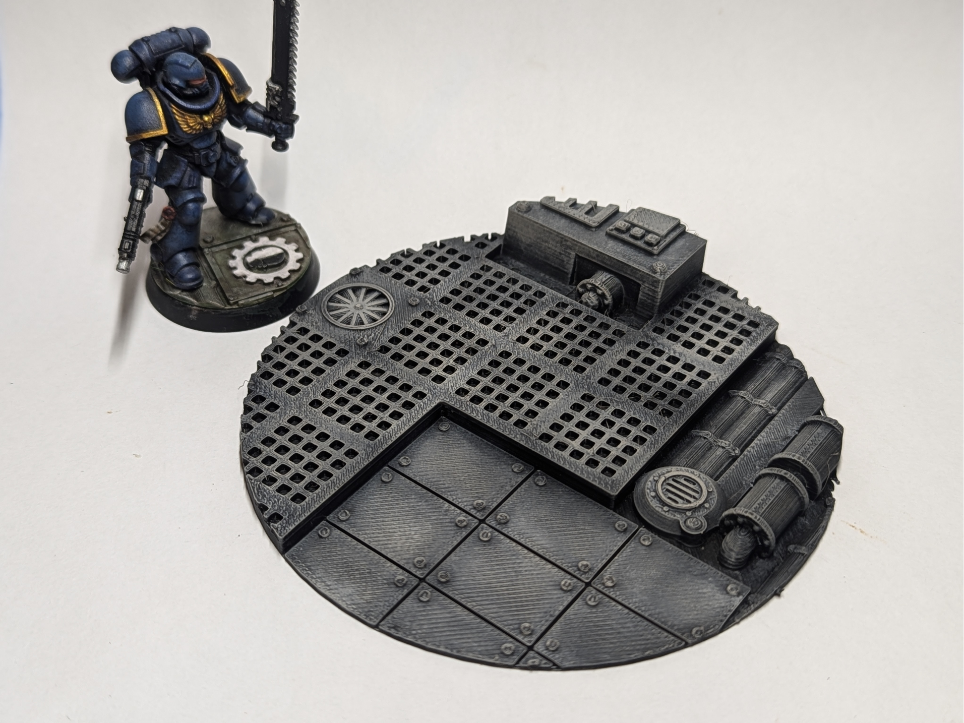 Industrial Base Toppers  Grimdark | 100mm, 130mm