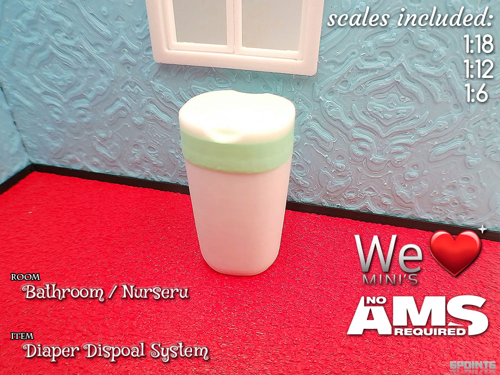 WLM - Baby Babies Diaper Disposal System Bin