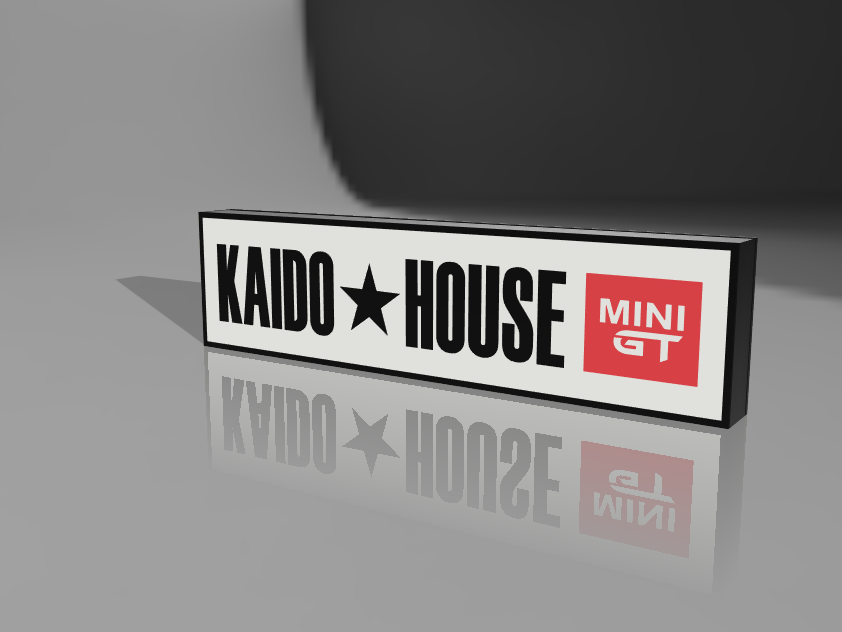 kaido house / mini gt led lightbox