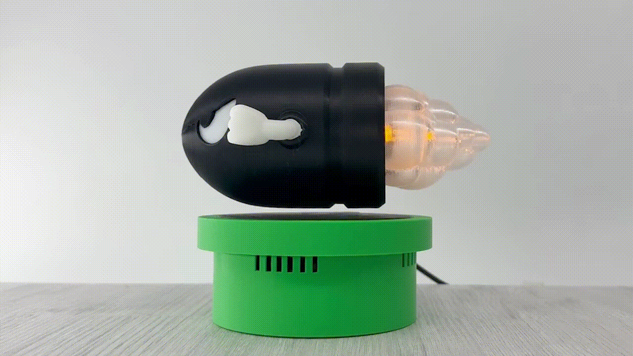 Levitating Bullet