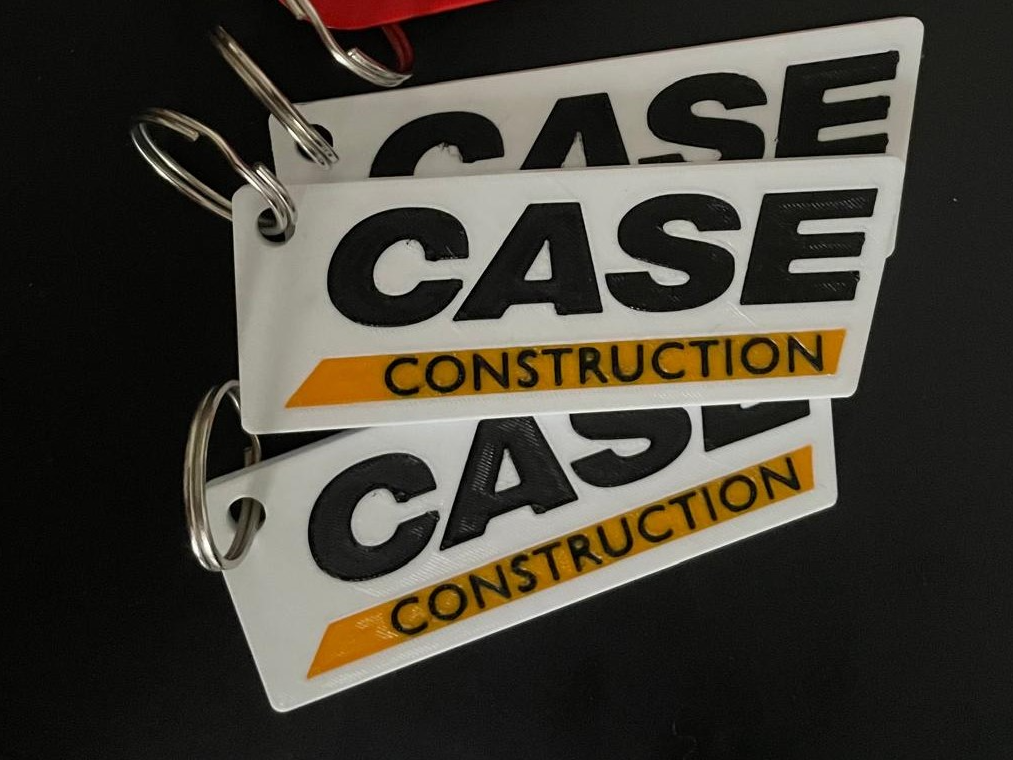 CASE construction keychain