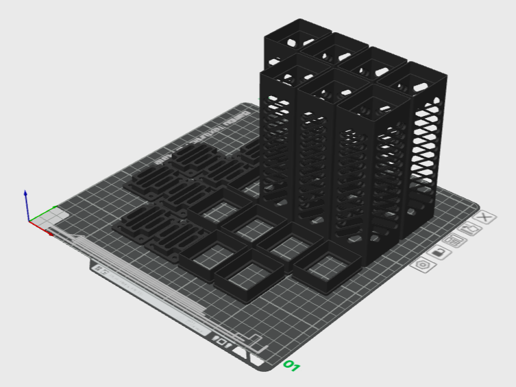 Xerxes Pi Enclosure Body, Cap, and Lid (batch)