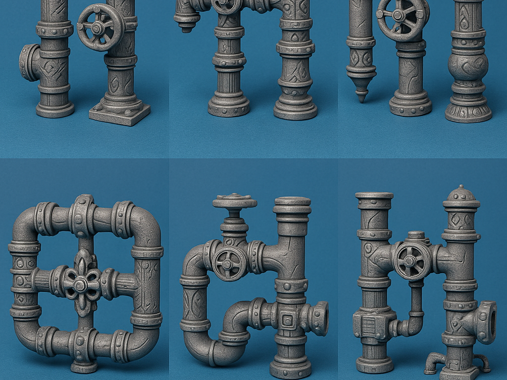Steampunk Pipes and Valves Pack
