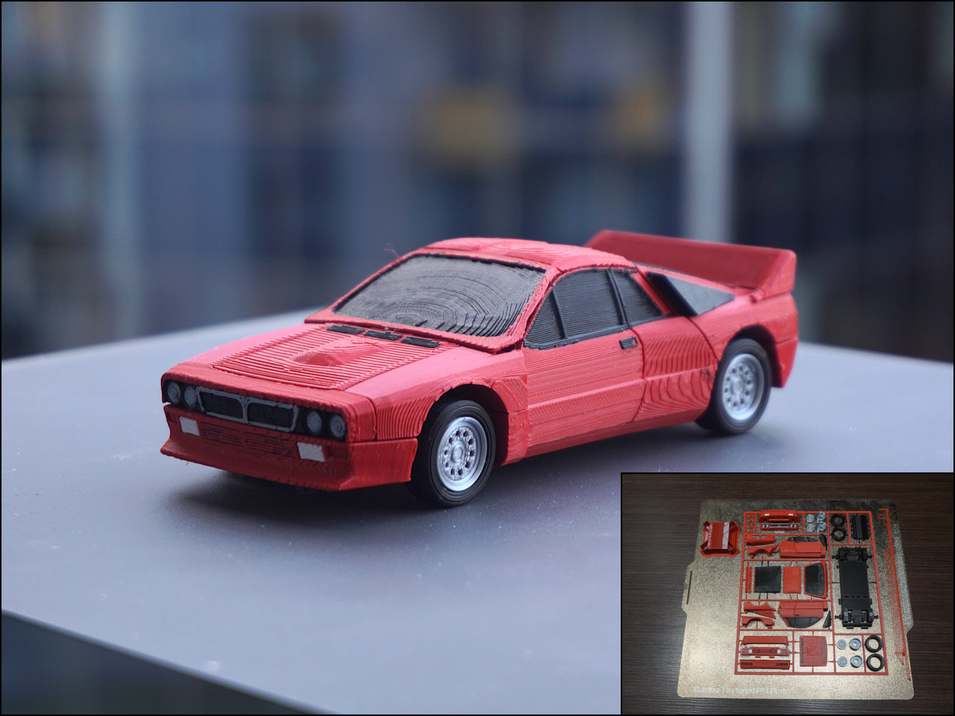 Lancia 037 Kit Card 1/32 scale