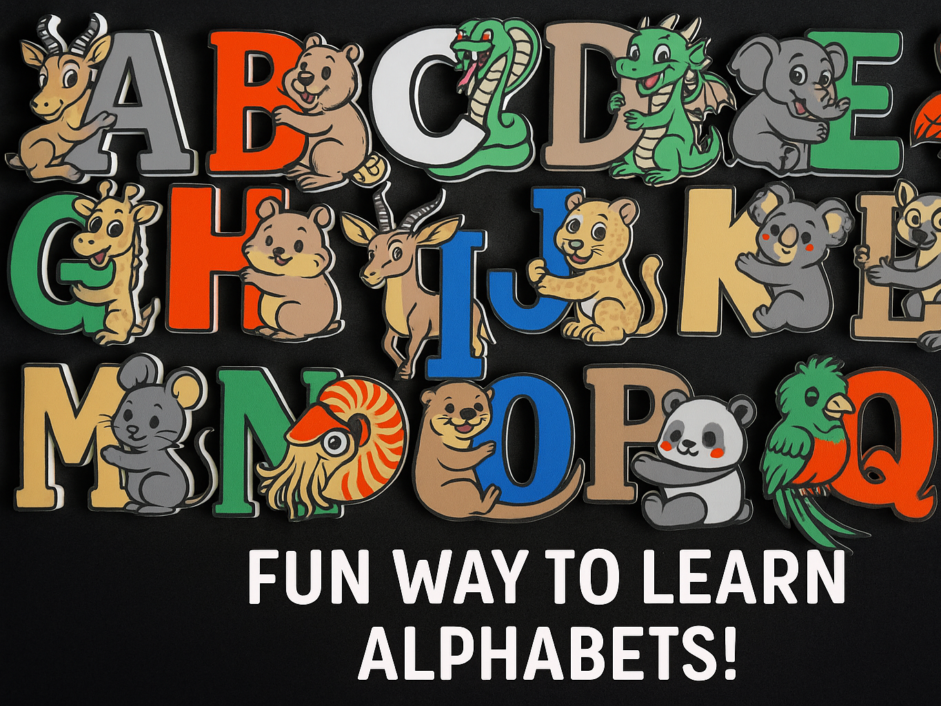 Letter A “Antilope” - Animal Alphabet