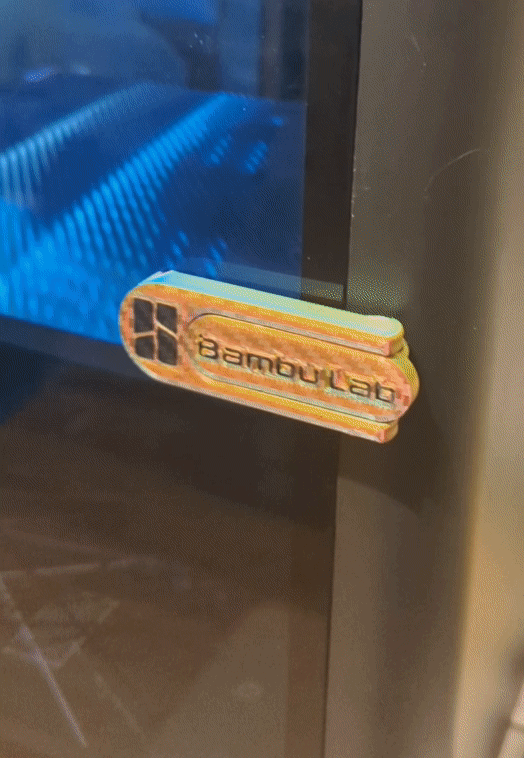 Door holder latch - replacement handle version