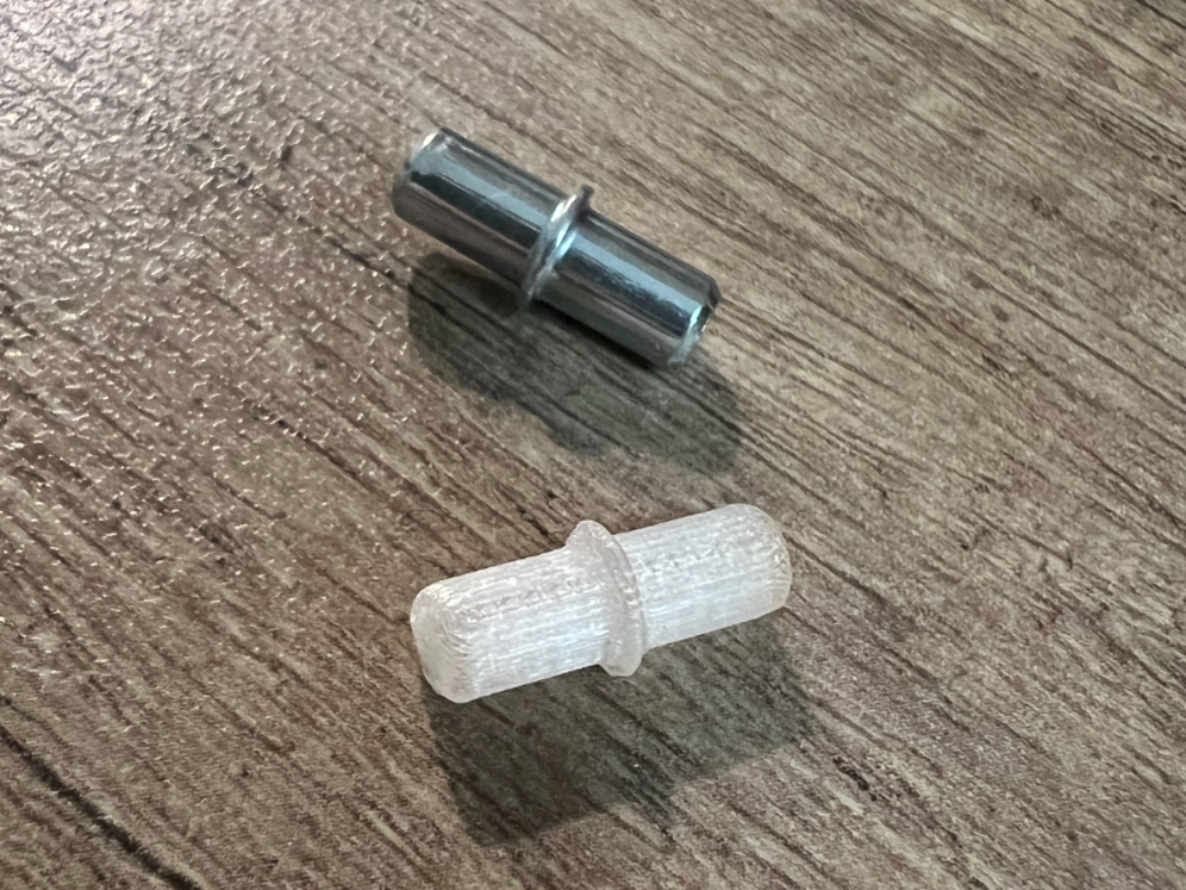 Strong Ikea shelf pin / dowel