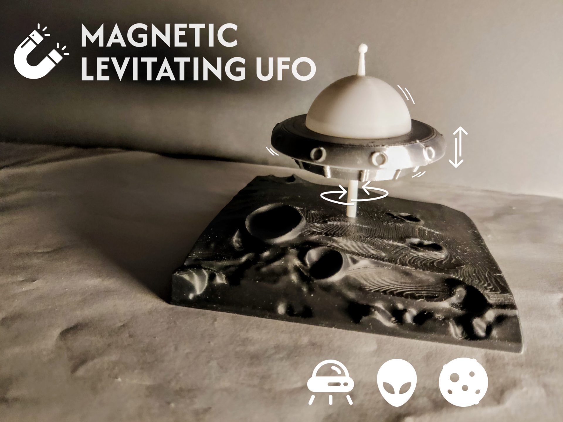 Magnetic Levitating UFO