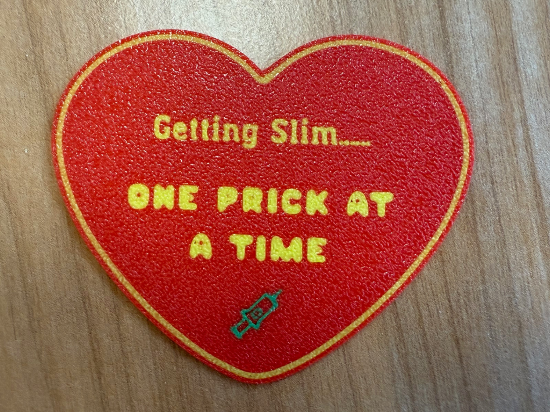 Getting slim..... One prick at a time