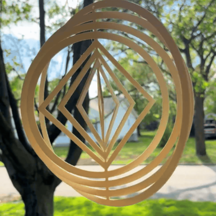 Spinning Optical Illusion Wind Spinner