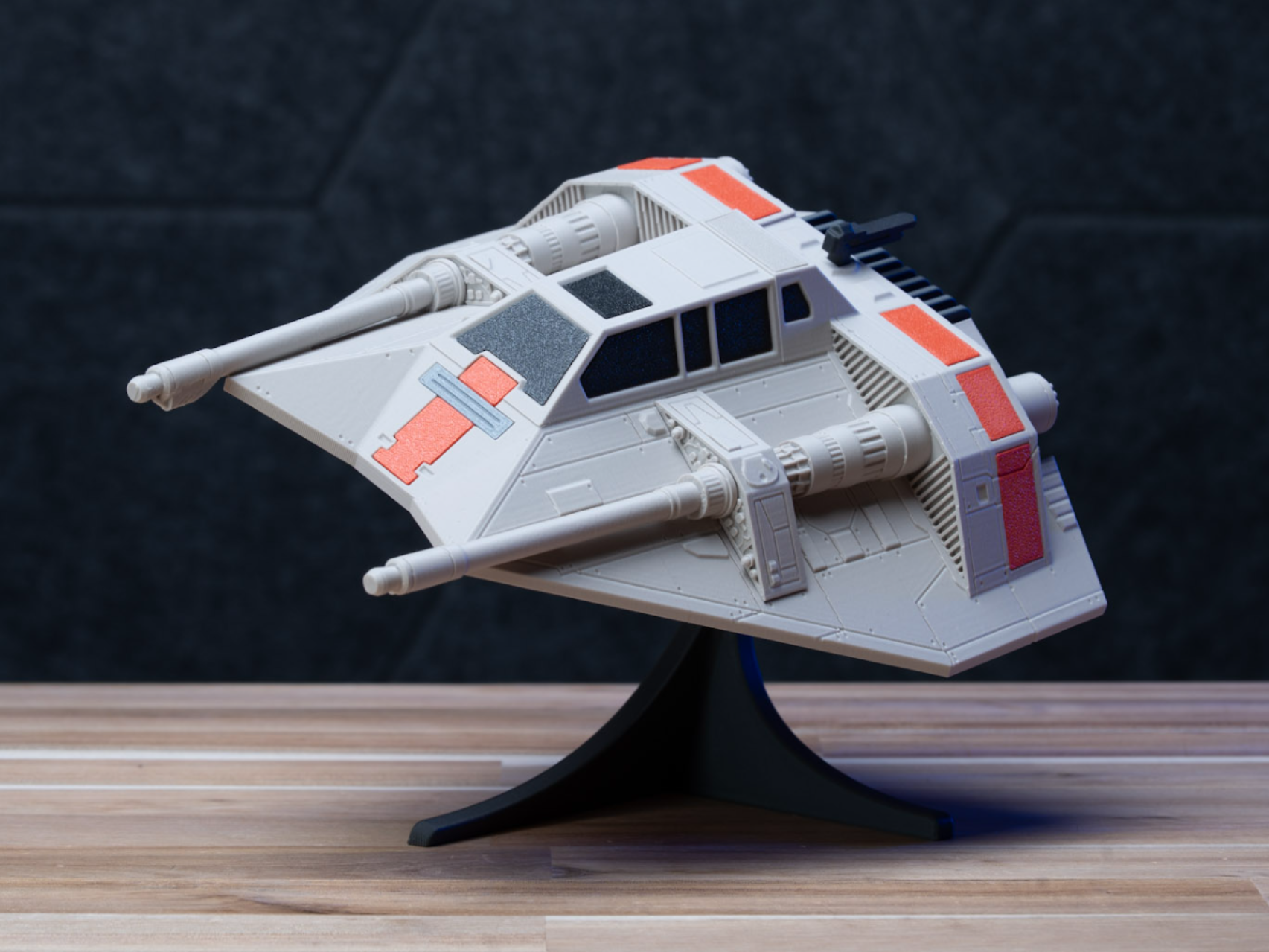 T-47 Snowspeeder (No Supports, No AMS, No Glue)