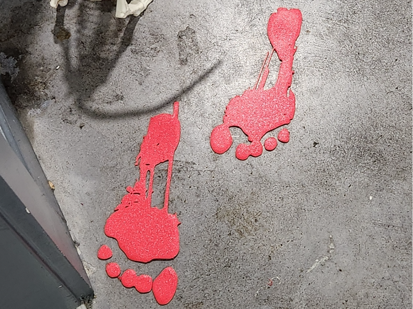 Bloody Footprints