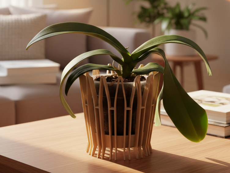 Orchi3dea – Orchid Pot with Root Light Exposure