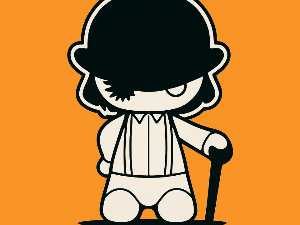 Keychain Inspired by A Clockwork Orange
