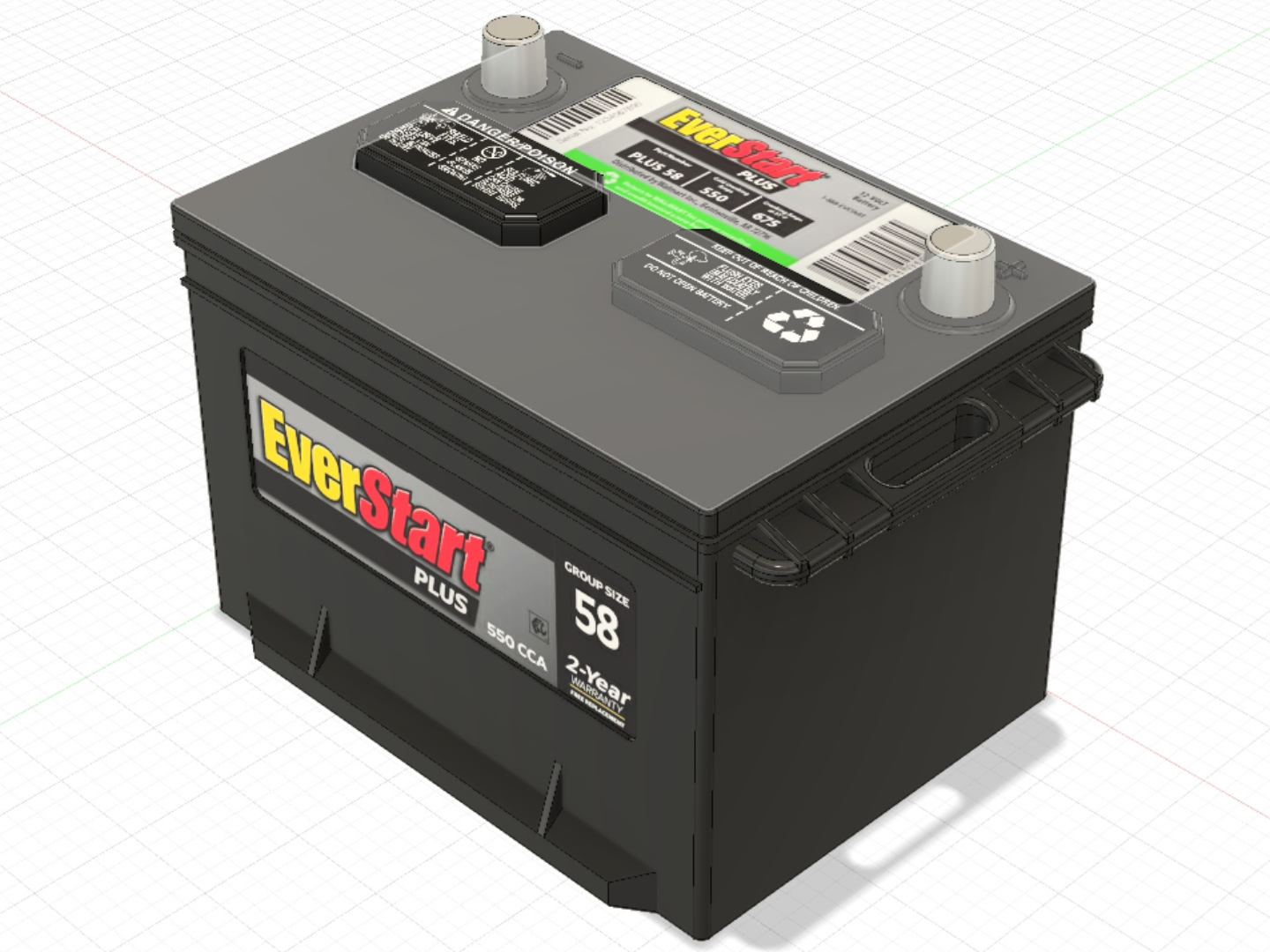 Hobbywing Fusion Pro on/off Scale Battery Cover