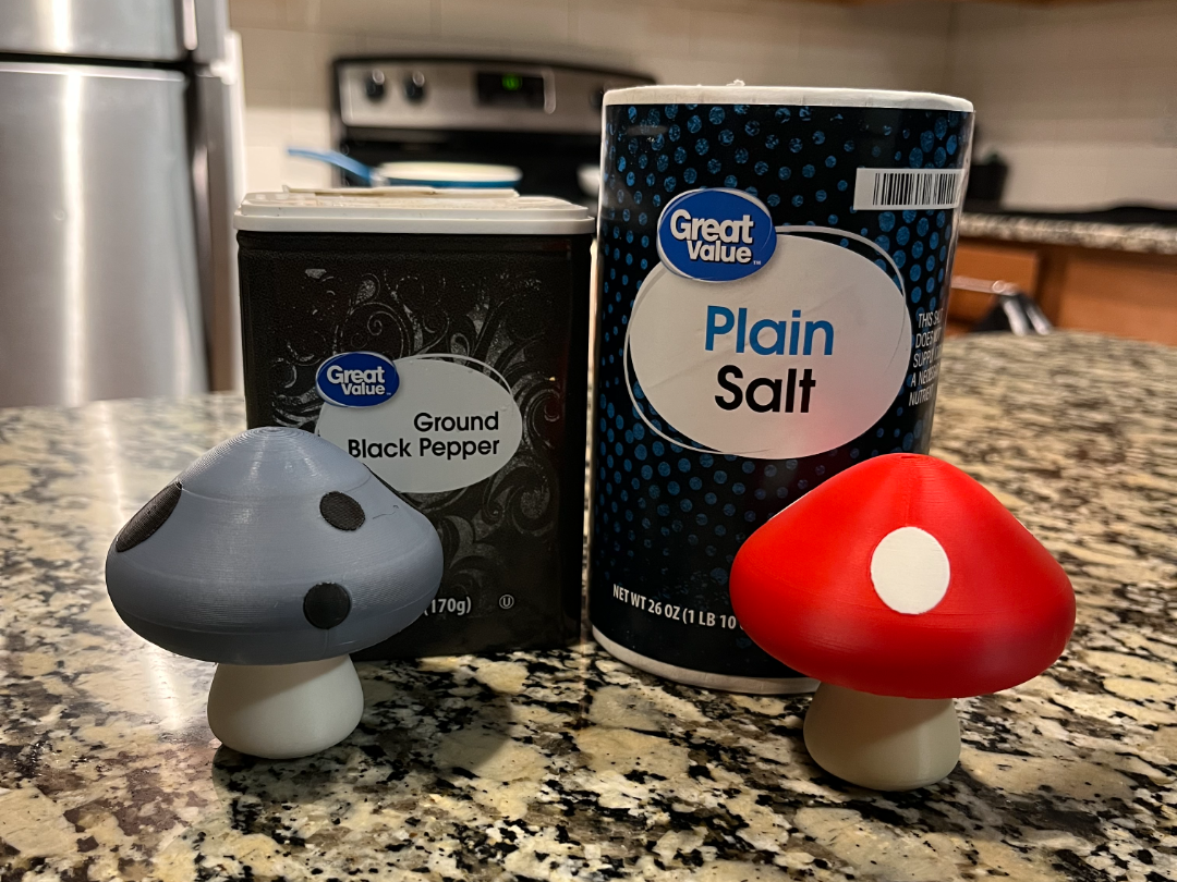 Mushroom Salt and Pepper Shakers