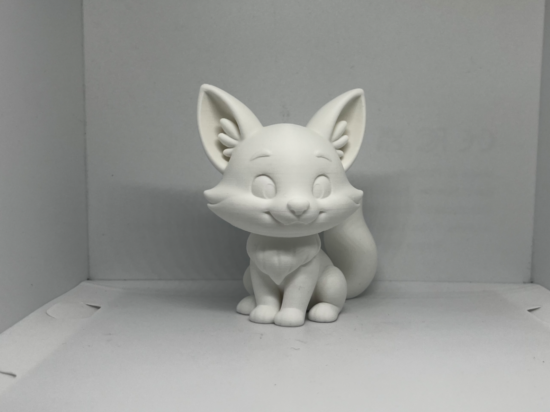 Small fox for hand painting kids