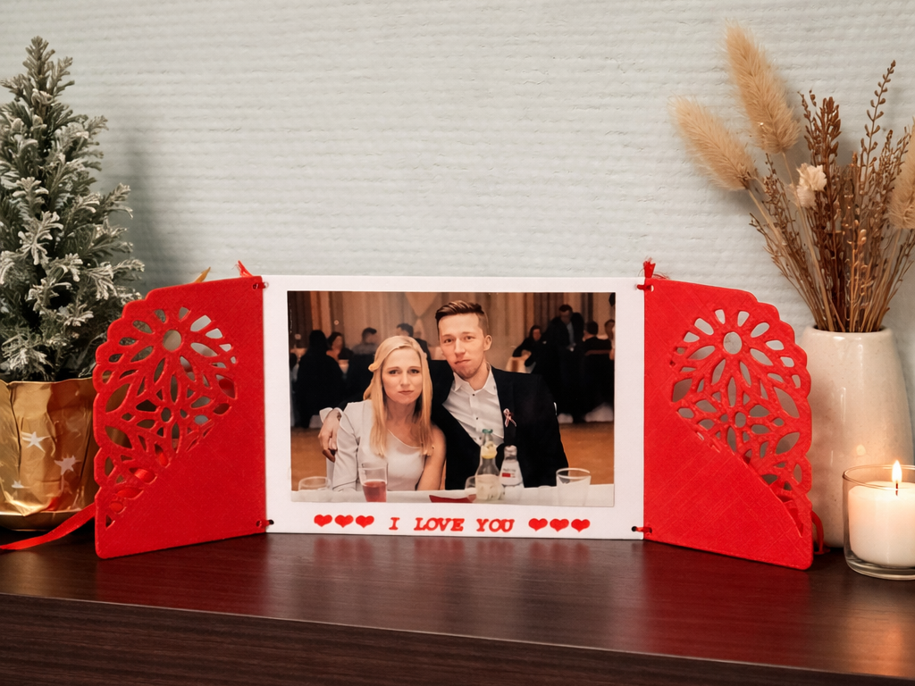 Valentine's frame - card (customiazble text)