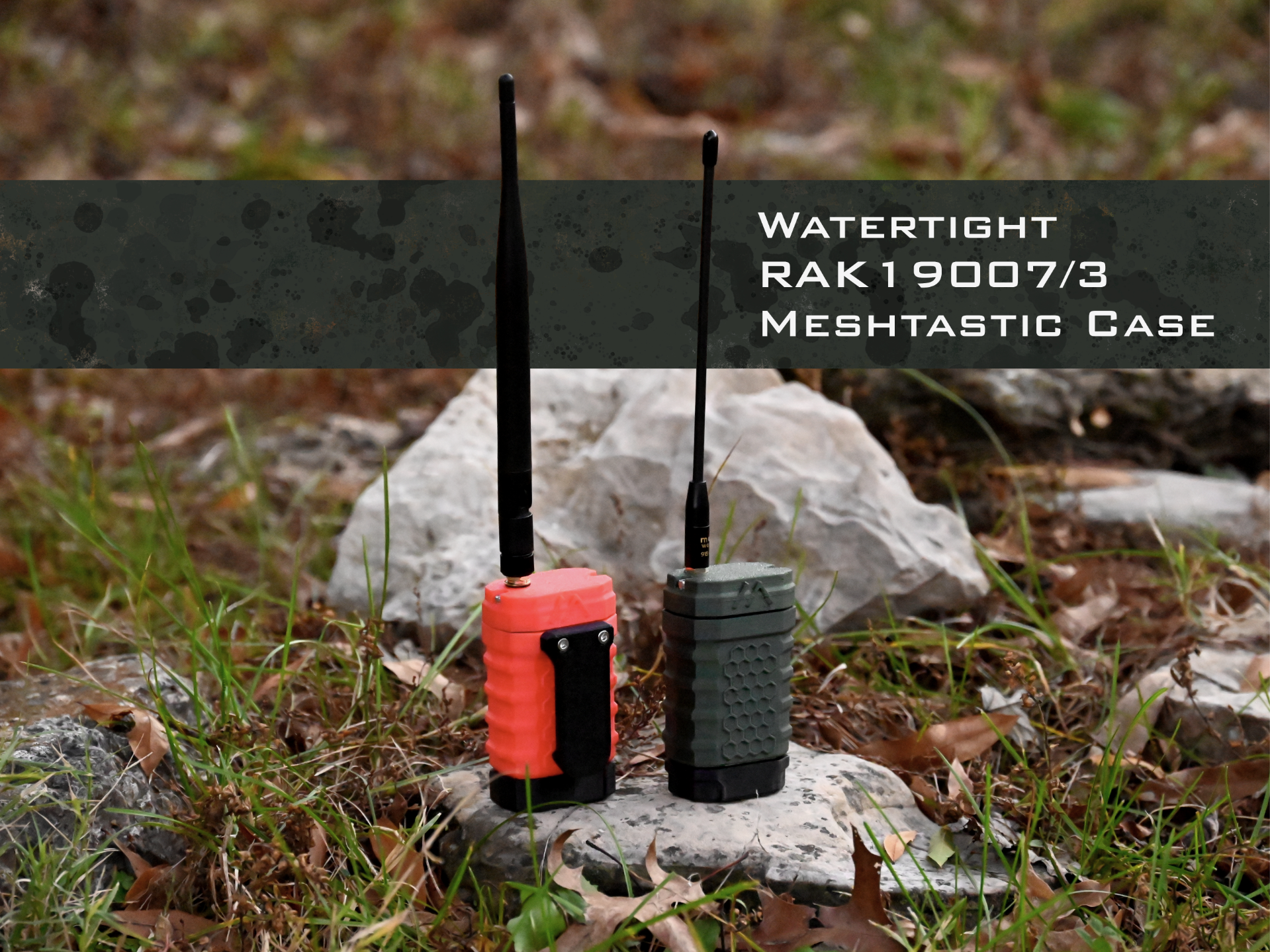 Watertight Rak19007/3 Meshtastic Case w/ Switch