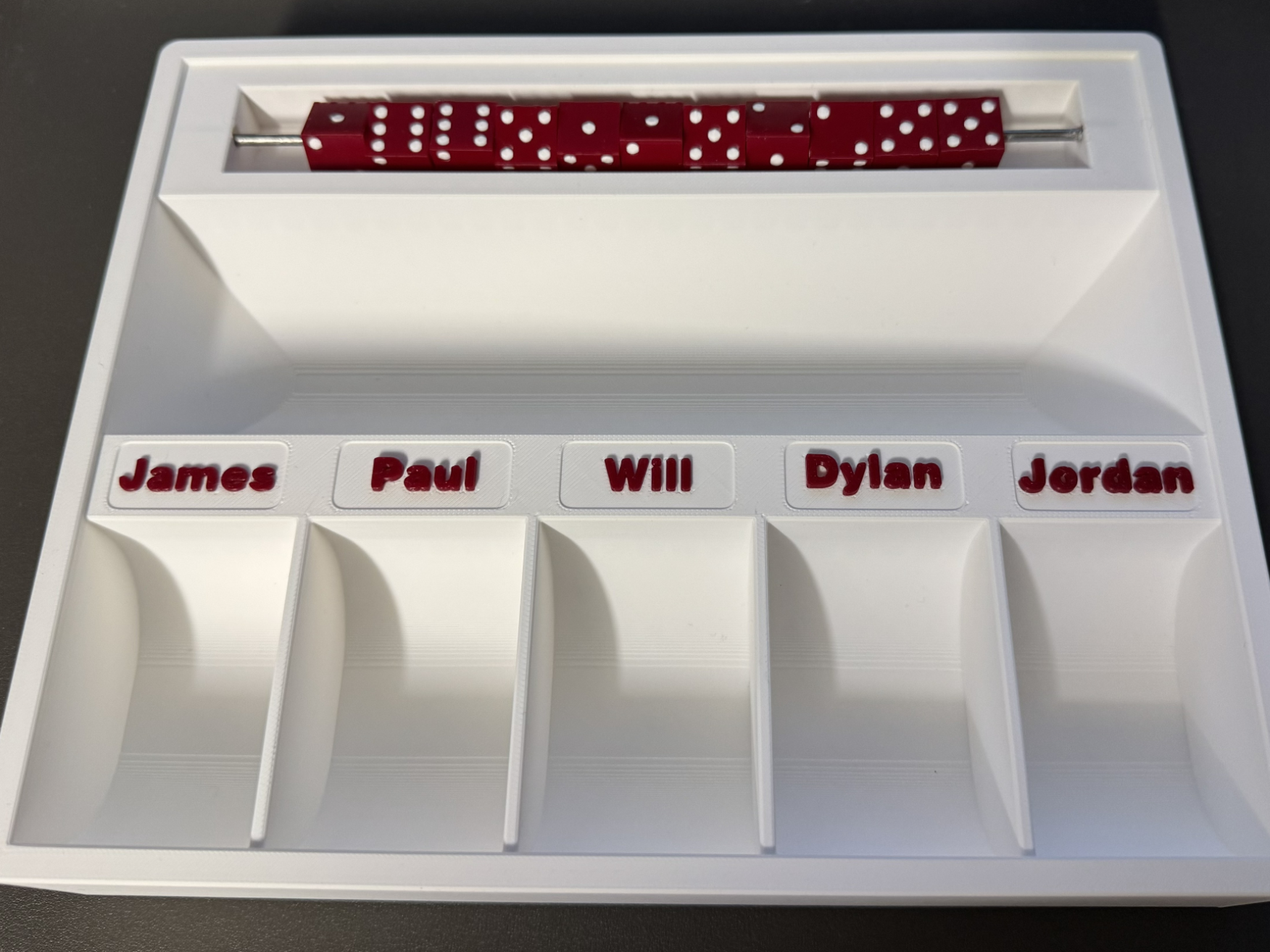 Bowling Quarters Game Board