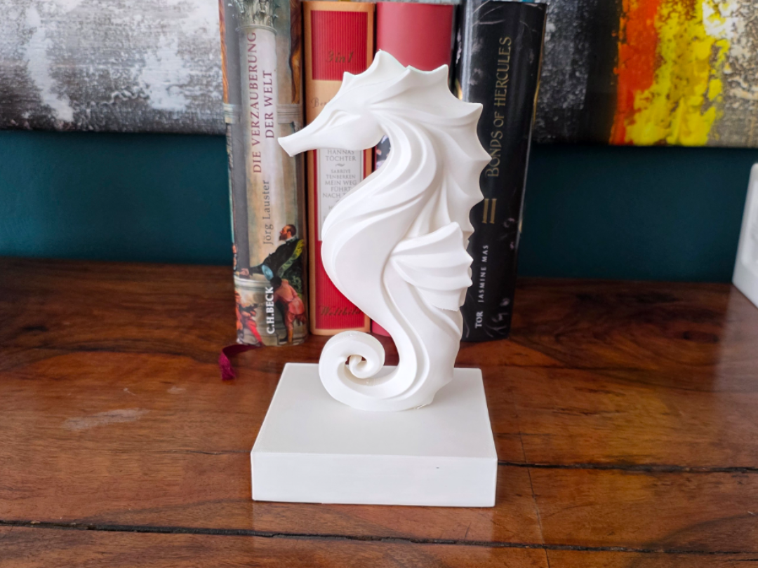 Maritime Seepferdchen Skulptur