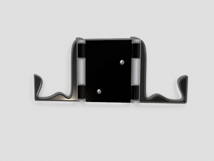 Hinged Paper Fan Wall Mount