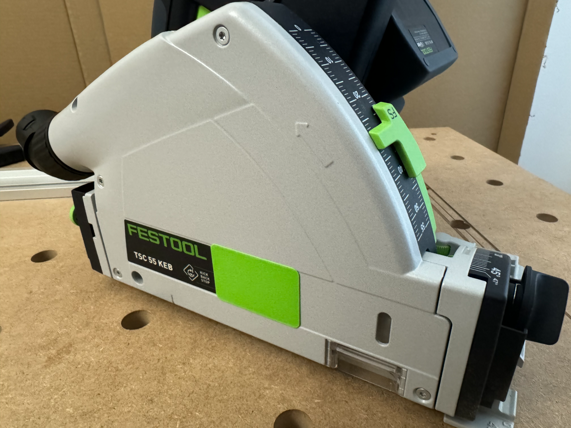 Festool TS 55 track saw arbor dust cover