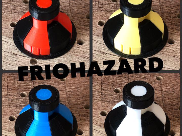 しっかりと固定され、絶対に外れないEPアダプター「FRIOHAZARD」45RPMアダプター