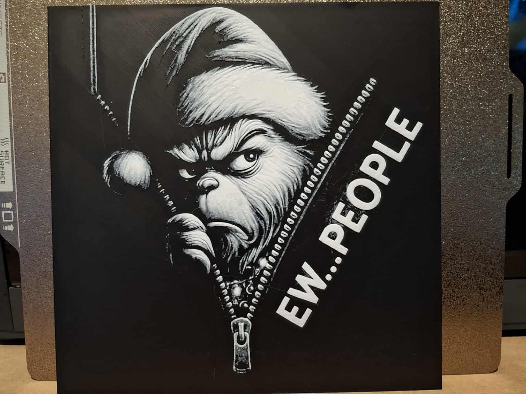 Grinch - Ew People - hueforge 2 colours