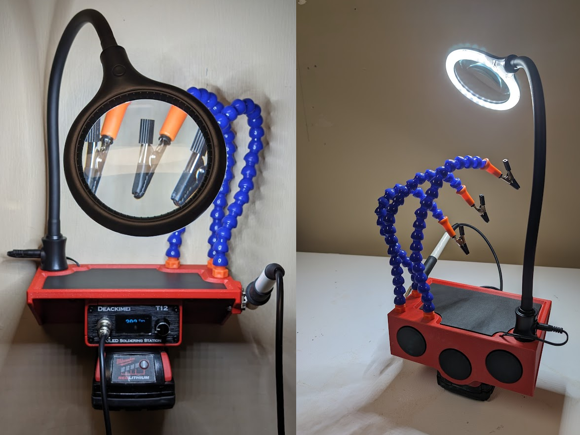Magnetic M18 Portable Solder Station with Light
