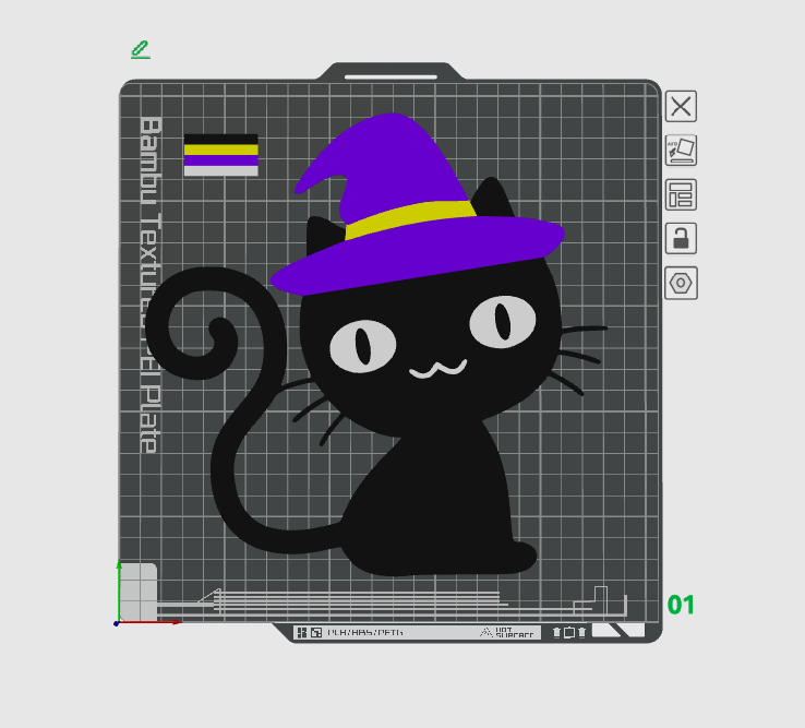 Halloween kitten