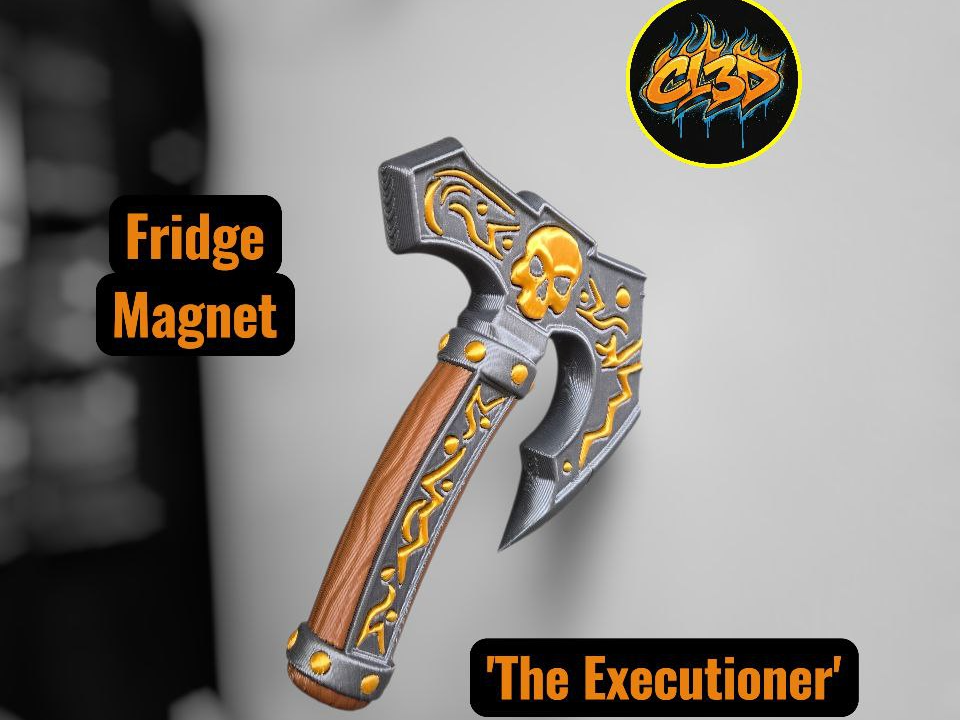 Executioner Axe Fridge Magnet