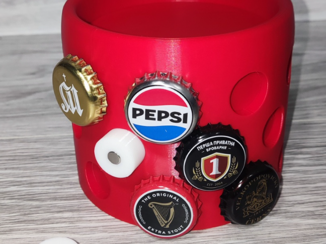 Bottle collection caps